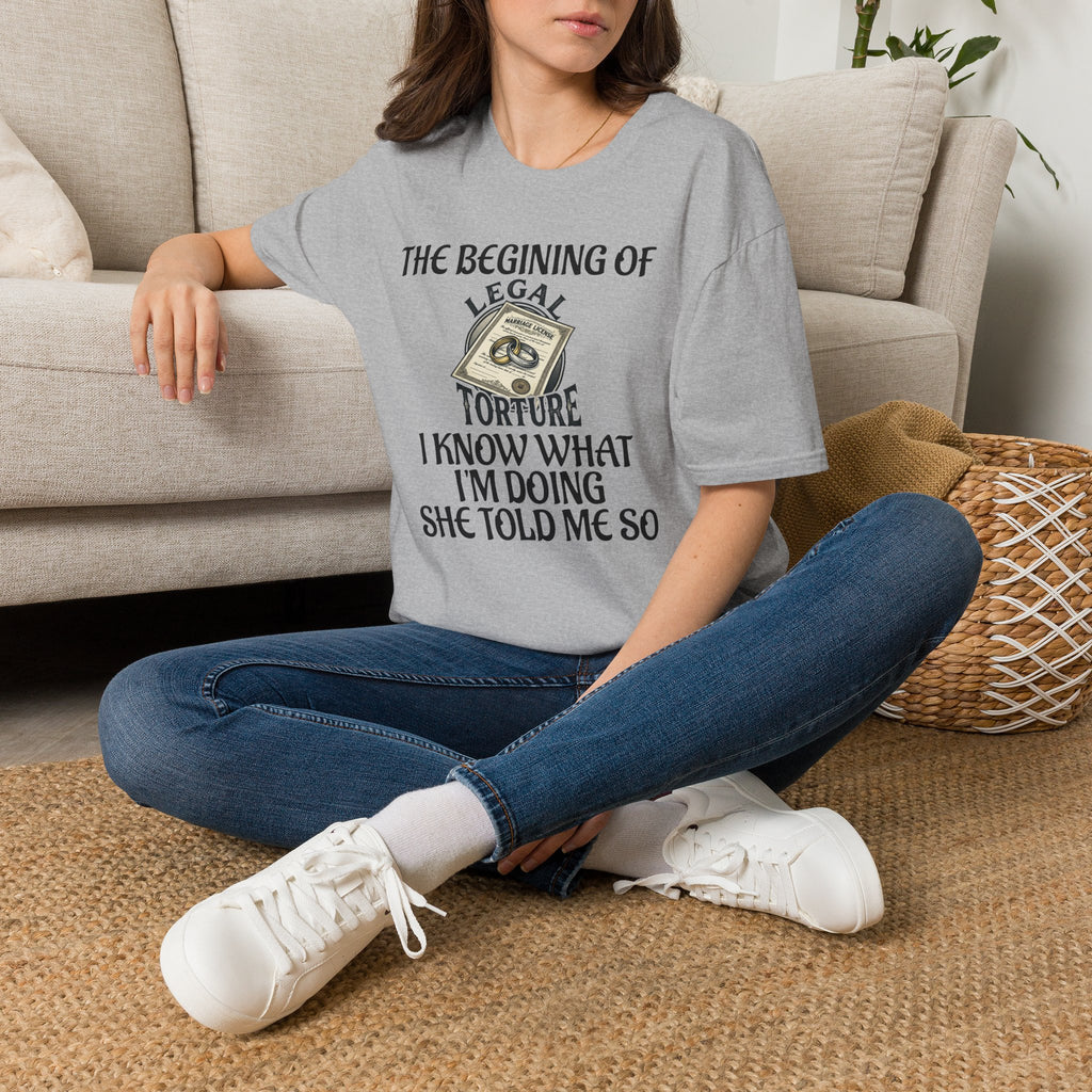 Legal Torture Money Graphic T-Shirt — Funny Lawyer/Legal Humor Tee