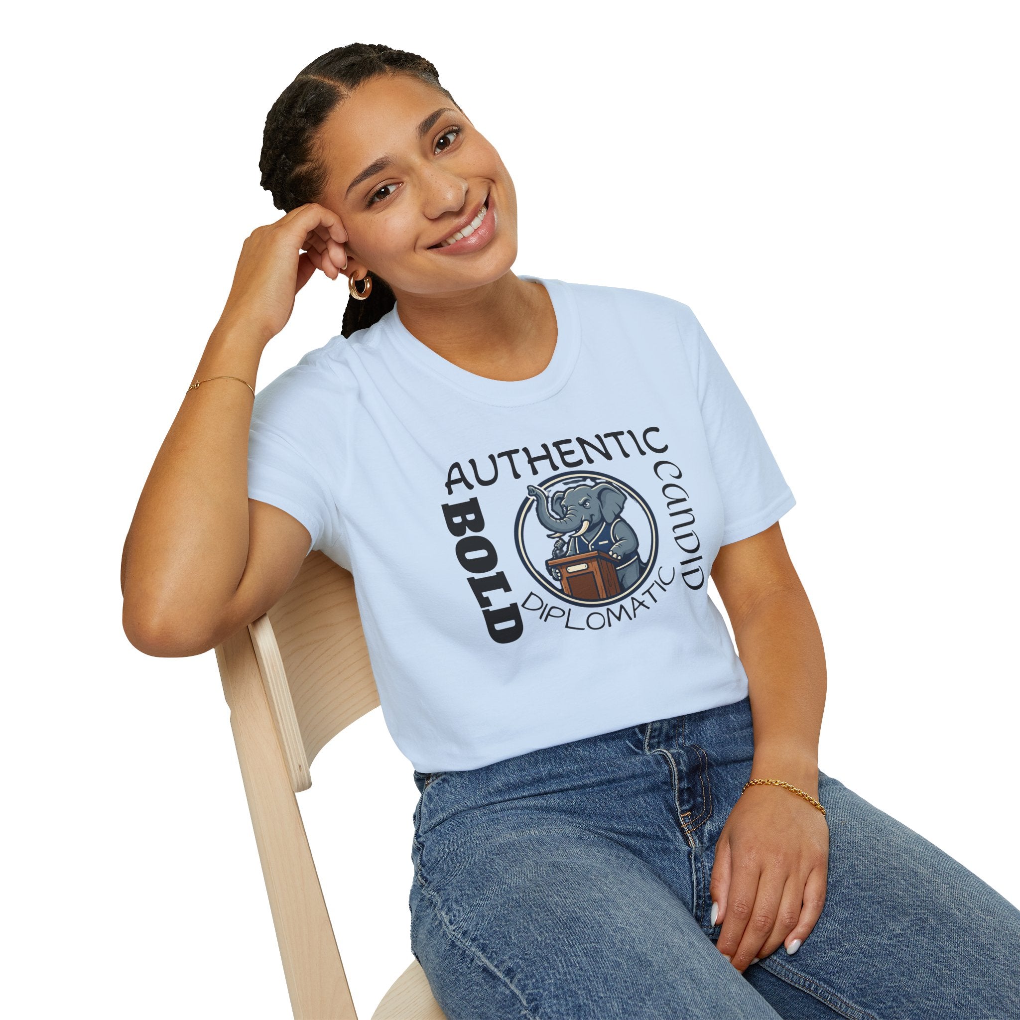TALKING ELEPHANT Unisex Soft style T-Shirt