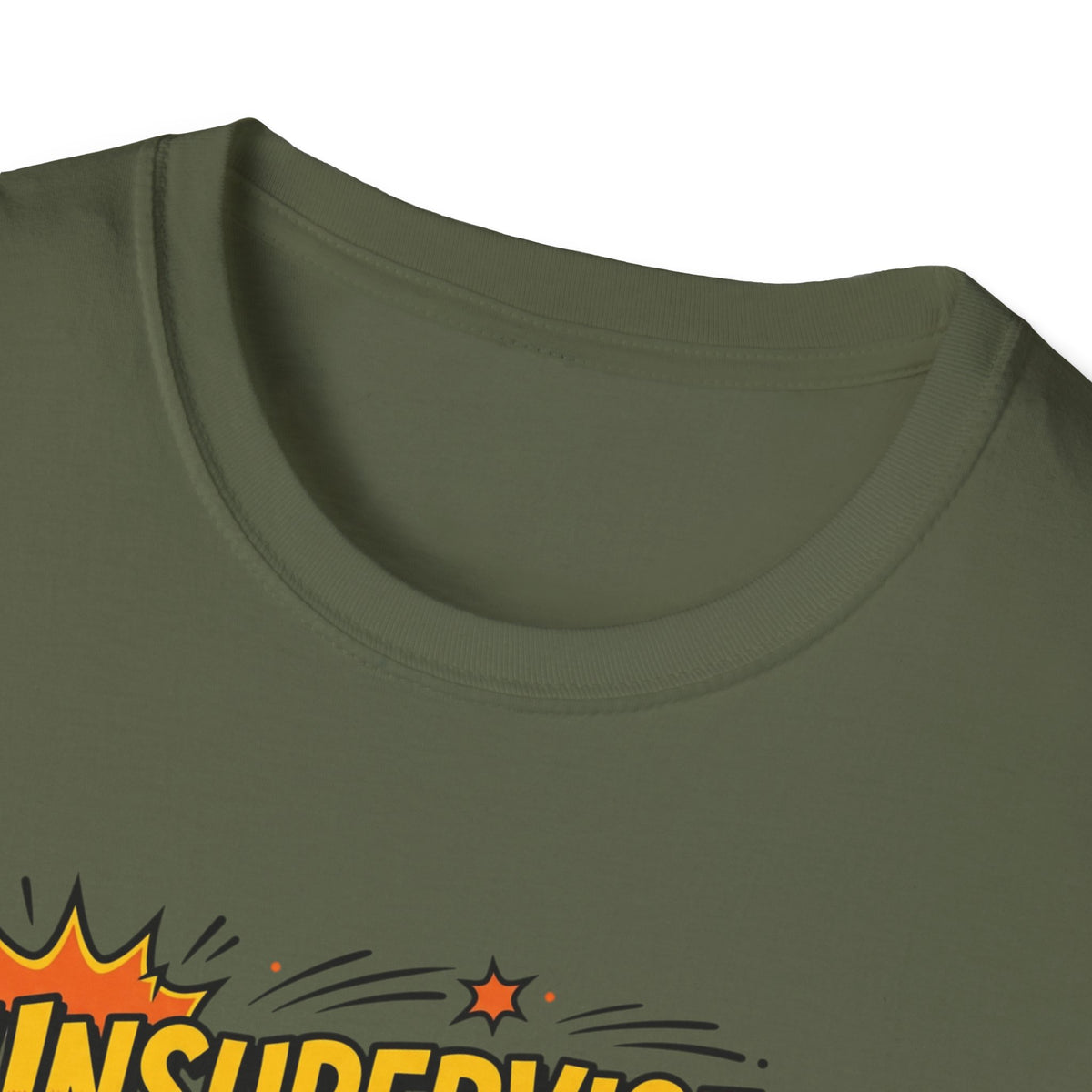 T-Shirt — "Unsupervised Thoughts in Progress" Retro Comic Graphic