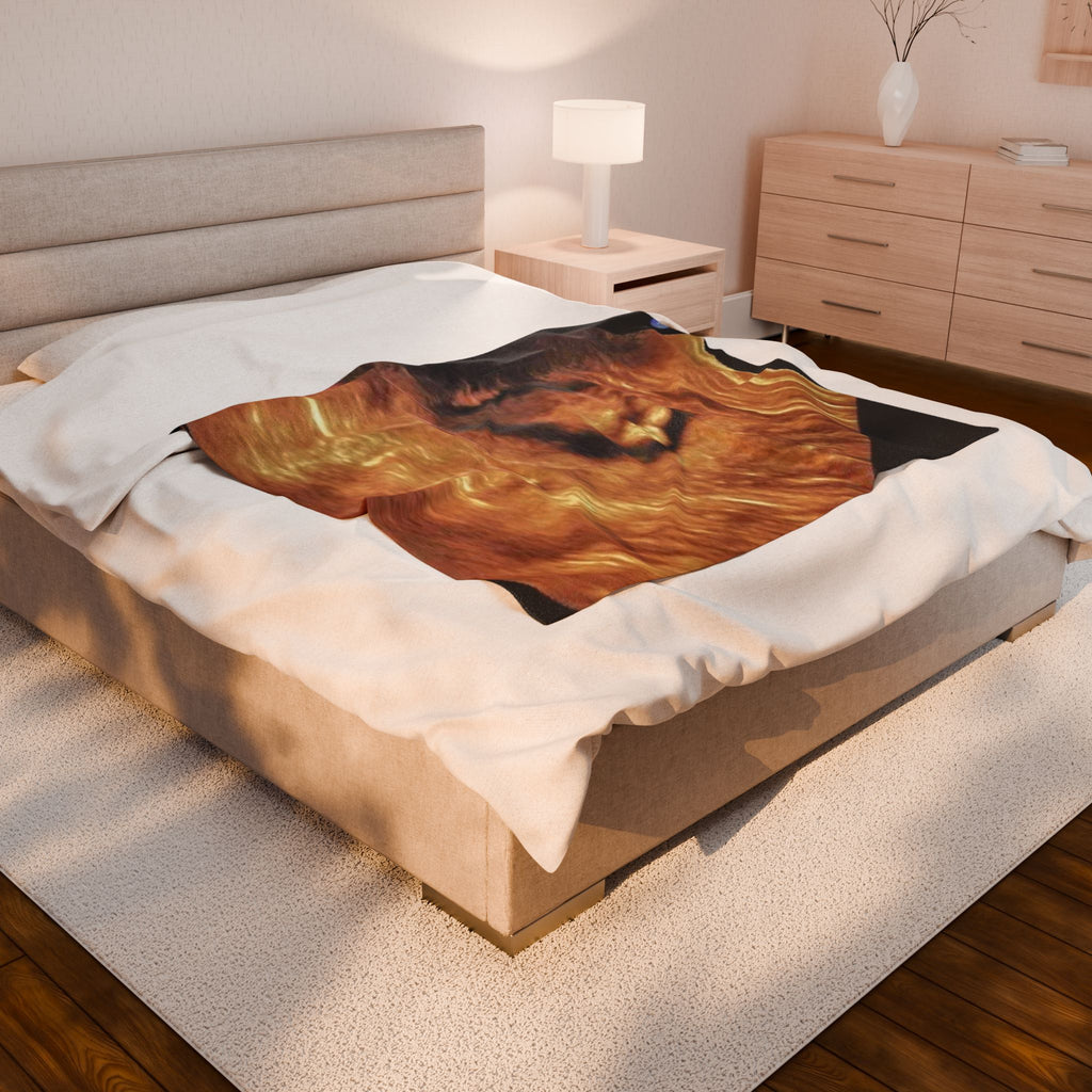 Velveteen Plush Blanket - Ultrasound Baby