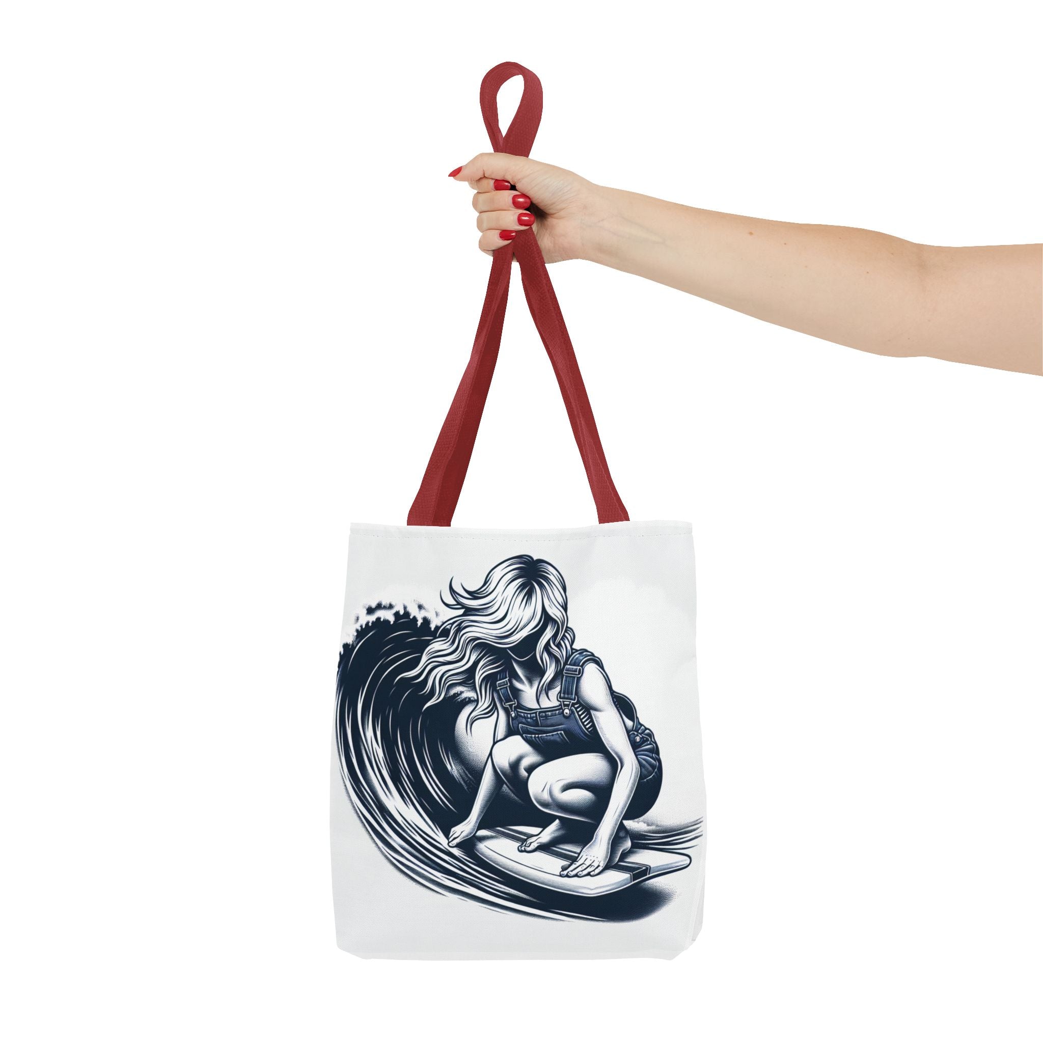 Female Surfer Tote Bag (AOP)