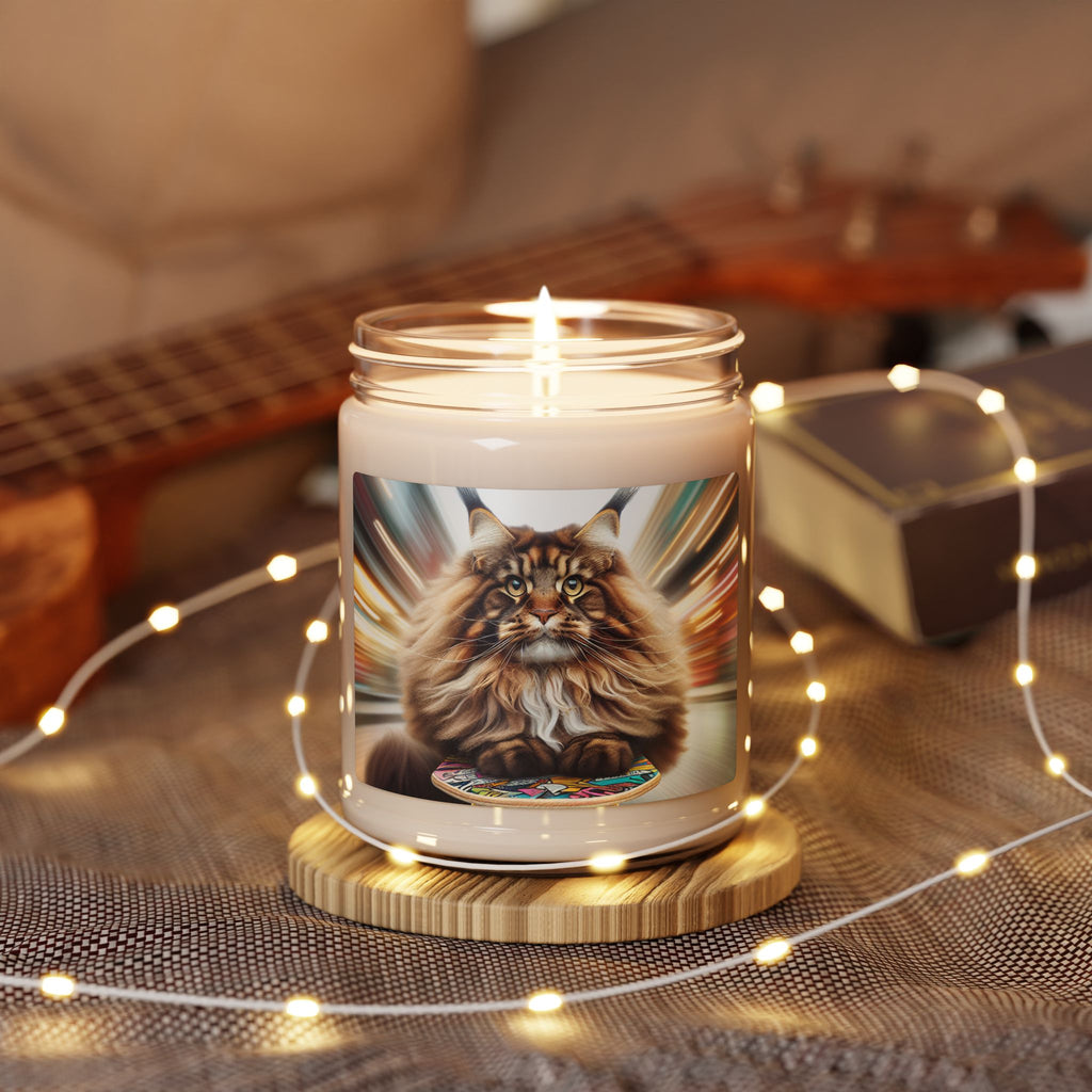 Maine Coon Cat Scented Candle (9oz)