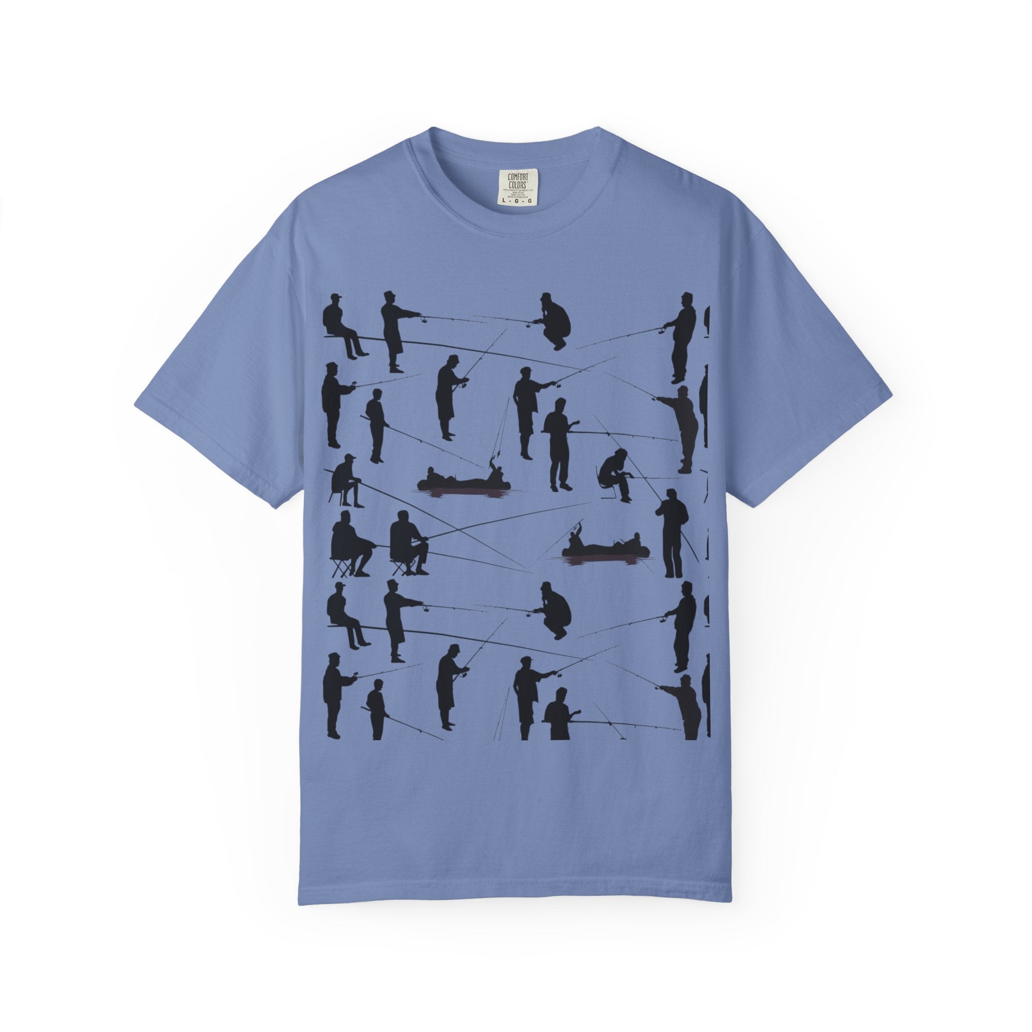 Different Styles of Fishing Garment-Dyed T-Shirt — New Colors