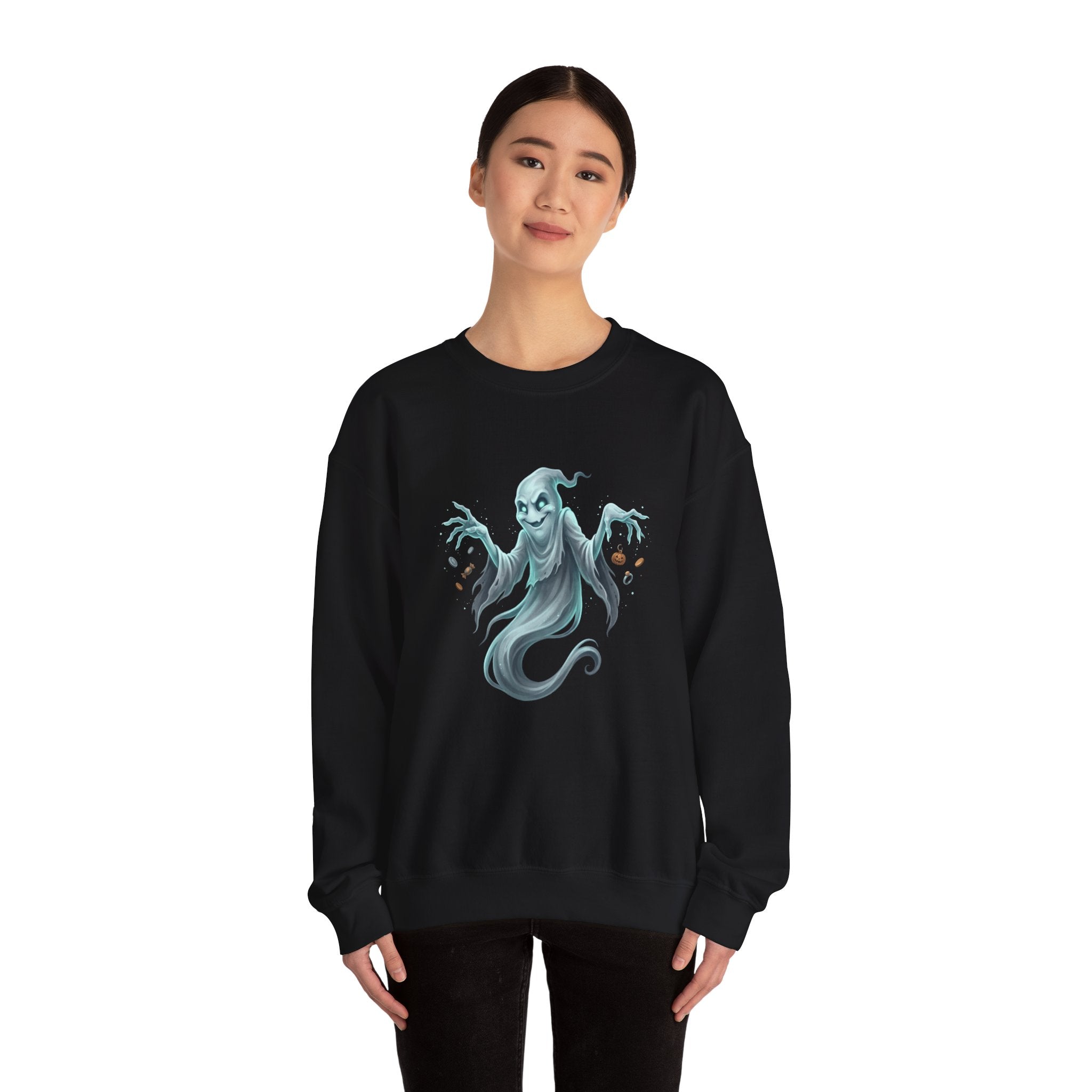 Mischief Ghost Halloween Crewneck Sweatshirt