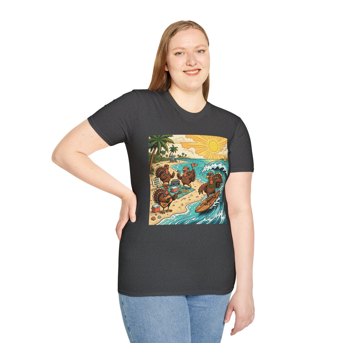 Surfing Turkey Beach Party T-Shirt