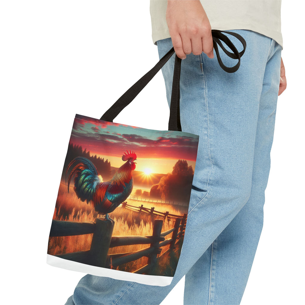 Rooster Wake Up Call Tote Bag