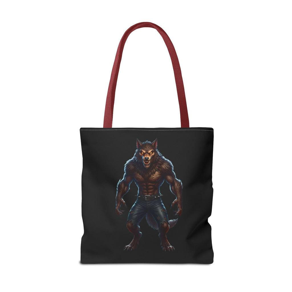 Werewolf Tote Bag — Dark Fantasy Creature Shopper