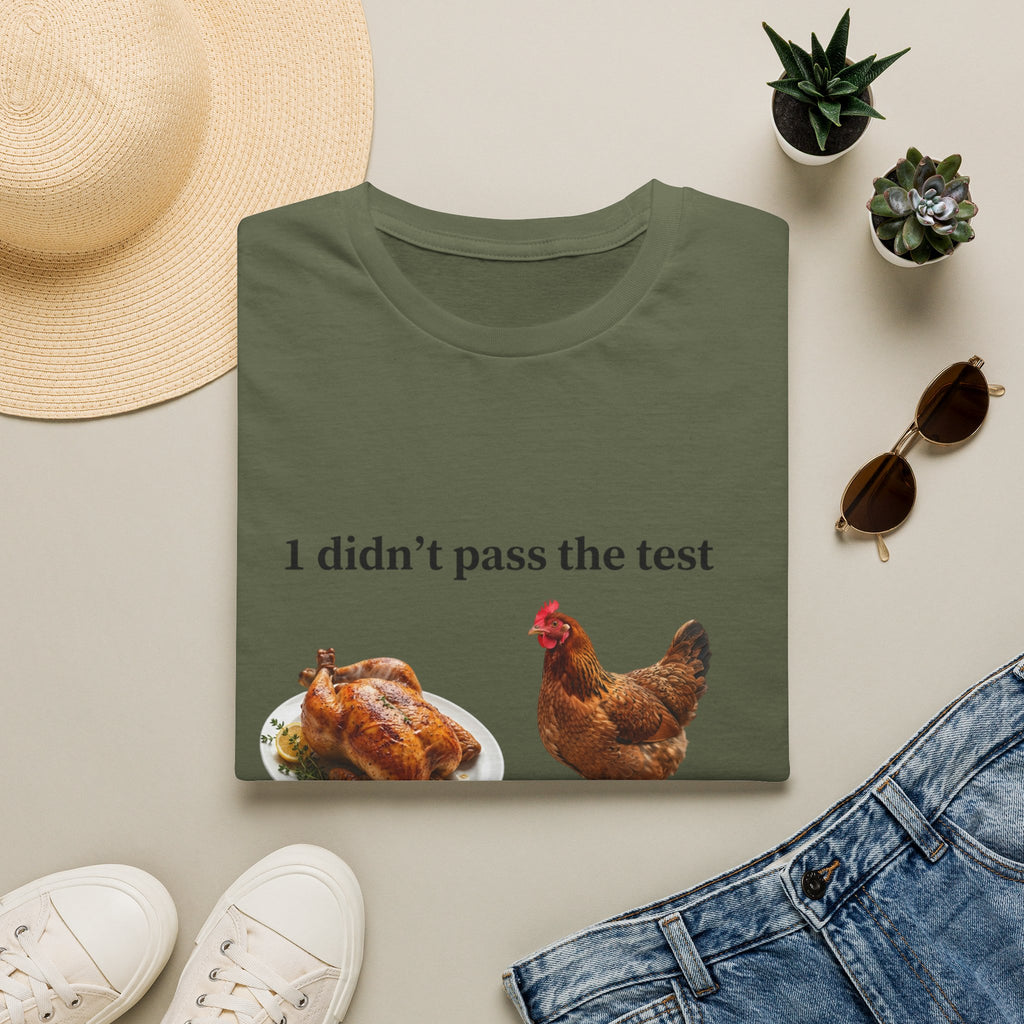 CHICKEN DIDN'T MAKE IT Unisex Soft style T-Shirt