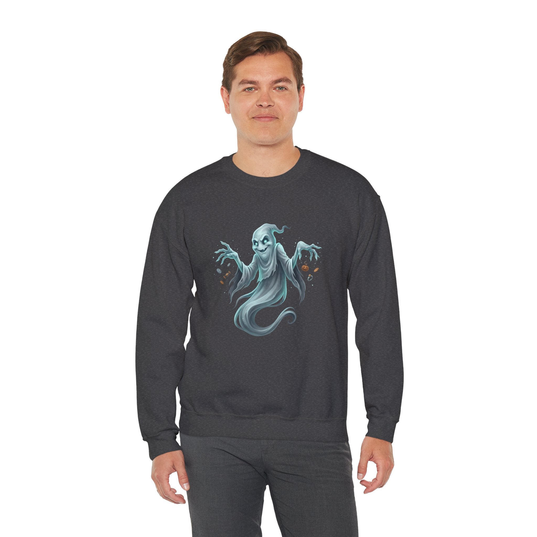 Mischief Ghost Halloween Crewneck Sweatshirt