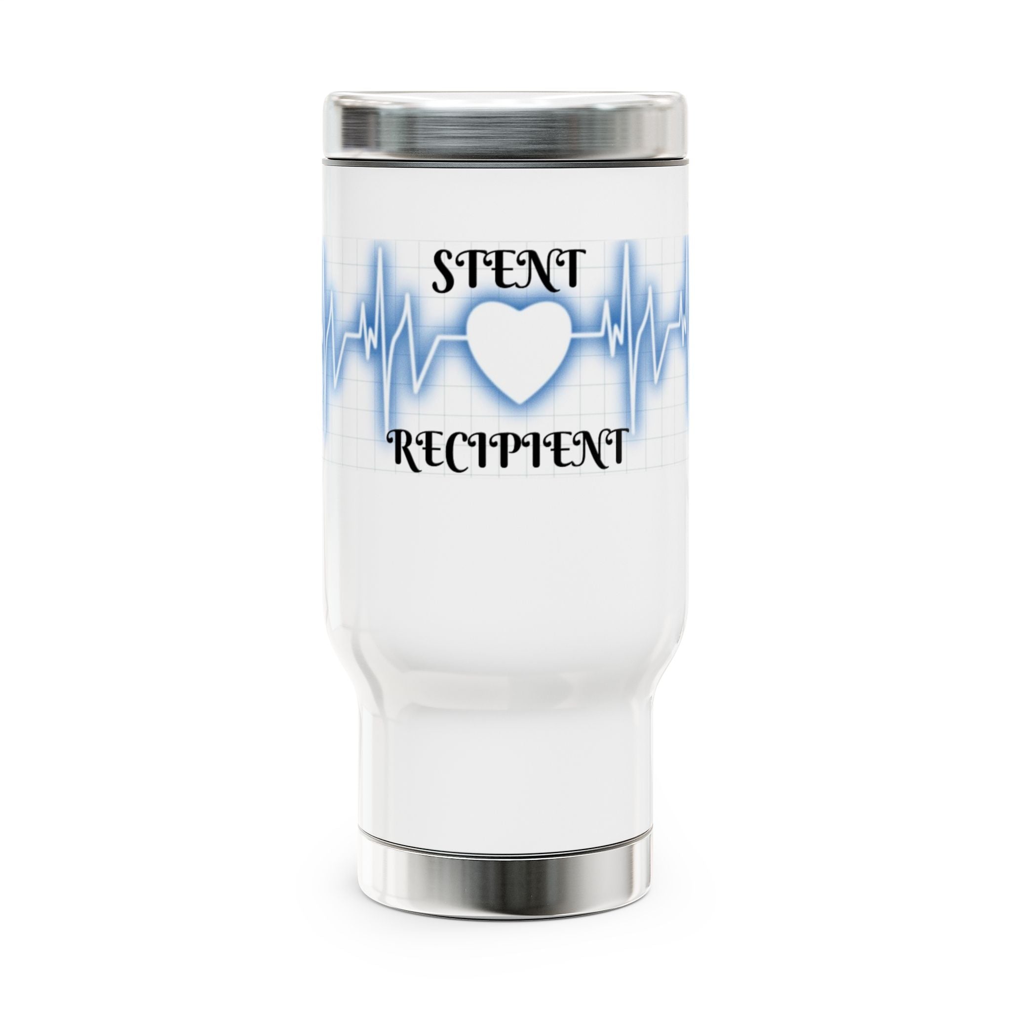 Stent Recipient Stainless Steel Travel Mug (15oz)