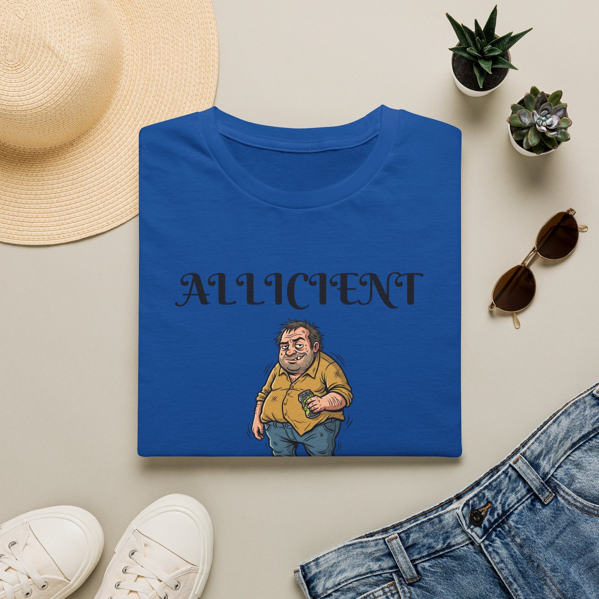 Allicient Character T-Shirt — Funny Cartoon Funny Guy Graphic Tee