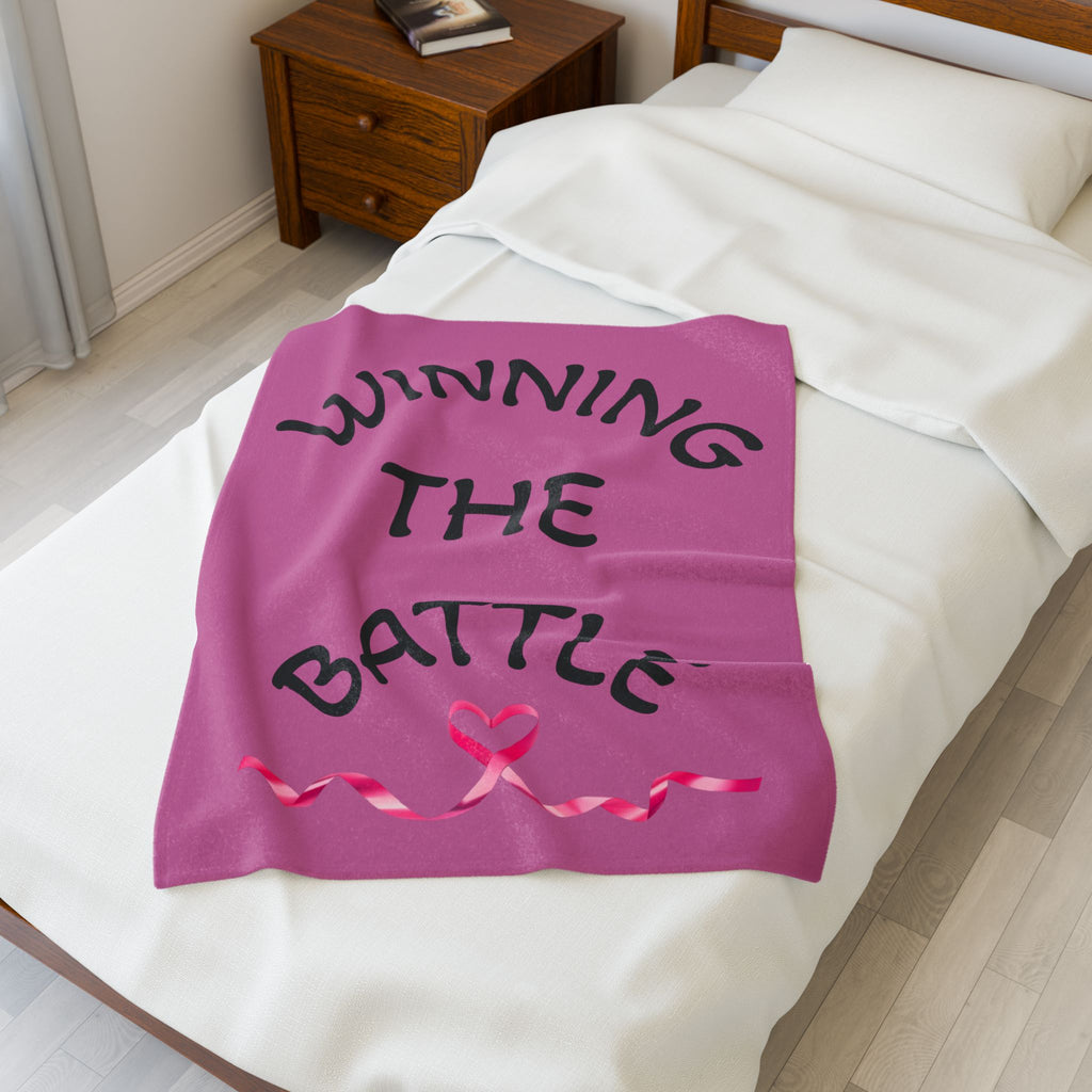 Velveteen Plush Blanket - Winning the Battle