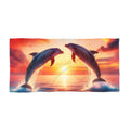 Double Dolphins Beach Towel