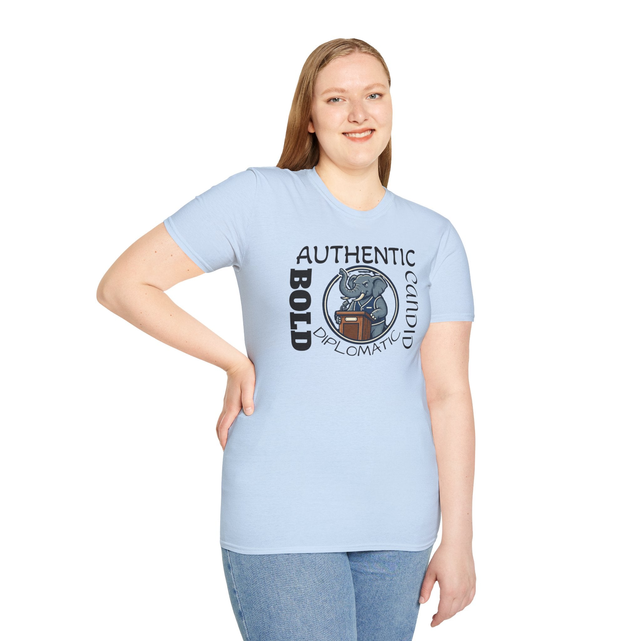 TALKING ELEPHANT Unisex Soft style T-Shirt