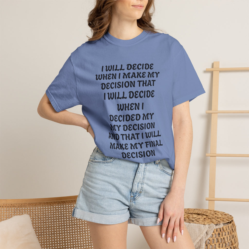 Unisex Garment-Dyed T-shirt