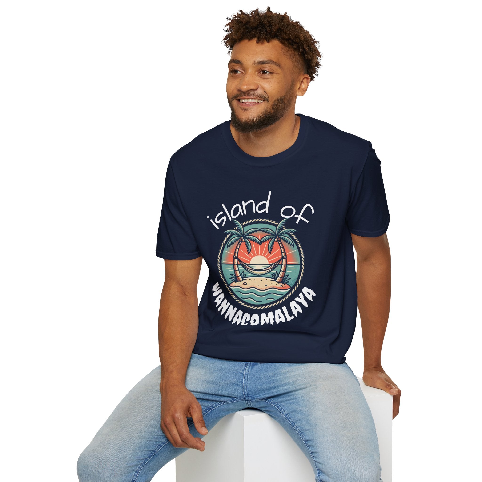 Island of Wannacomalaya Unisex Softstyle T-Shirt