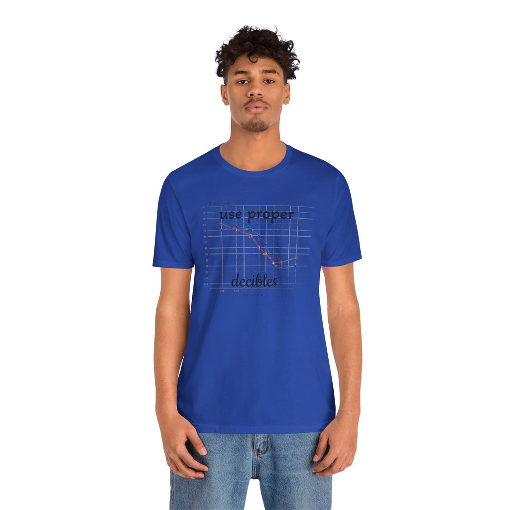 DECIBEL METER Jersey Short Sleeve Tee