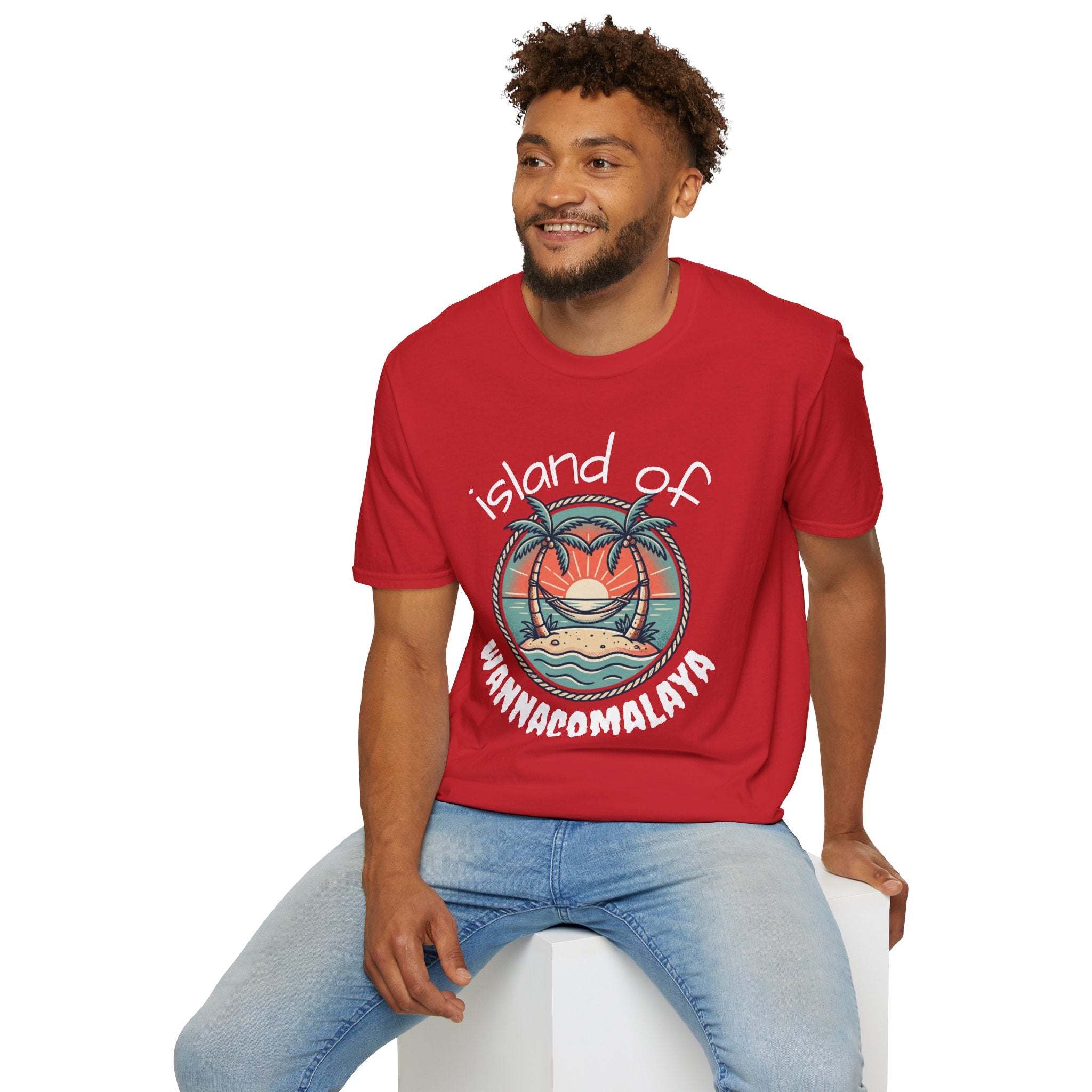 Island of Wannacomalaya Unisex Softstyle T-Shirt