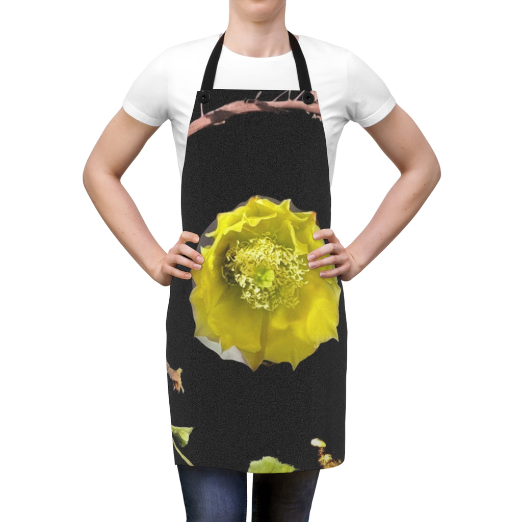 Bee on a Yellow Flower Apron