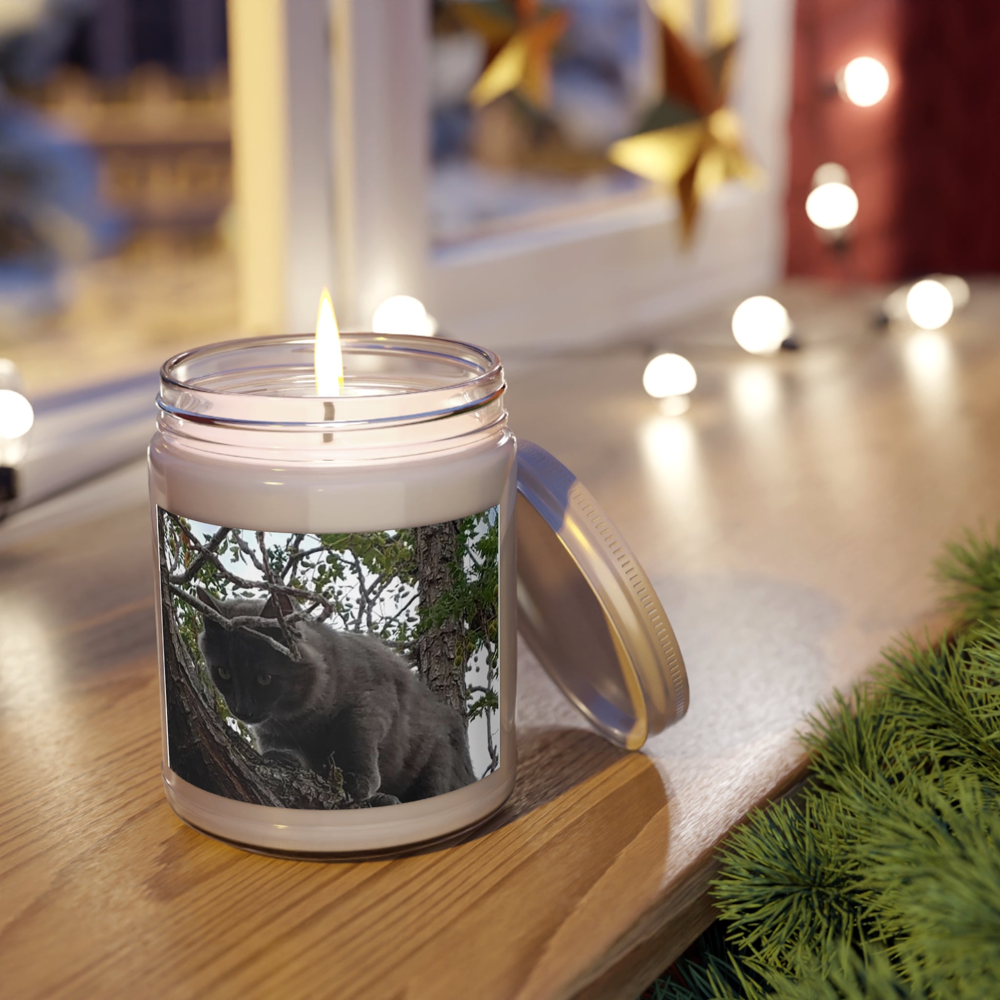Cat in Tree Scented Soy Candle