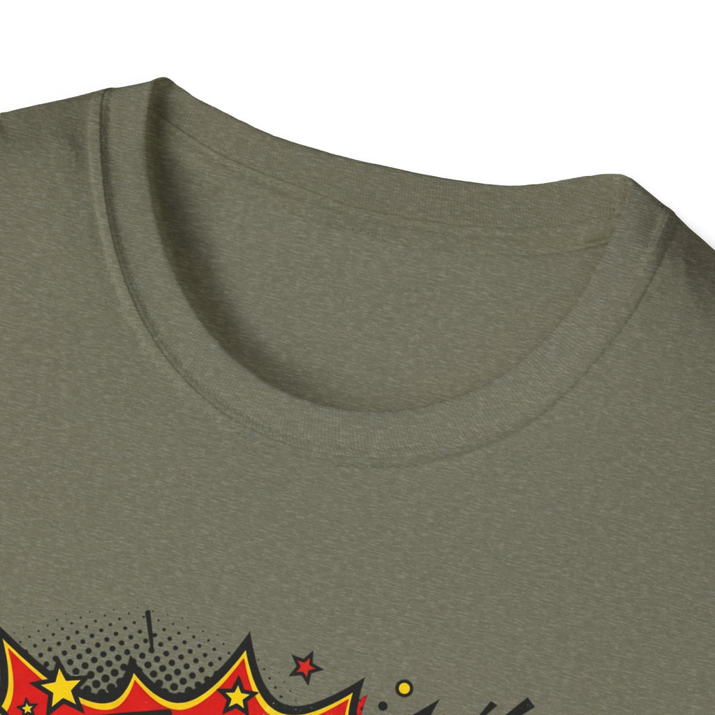 T-Shirt — Comic Pop Art “Potential in the Adjective Sense Don’t Work!” Graphic Tee