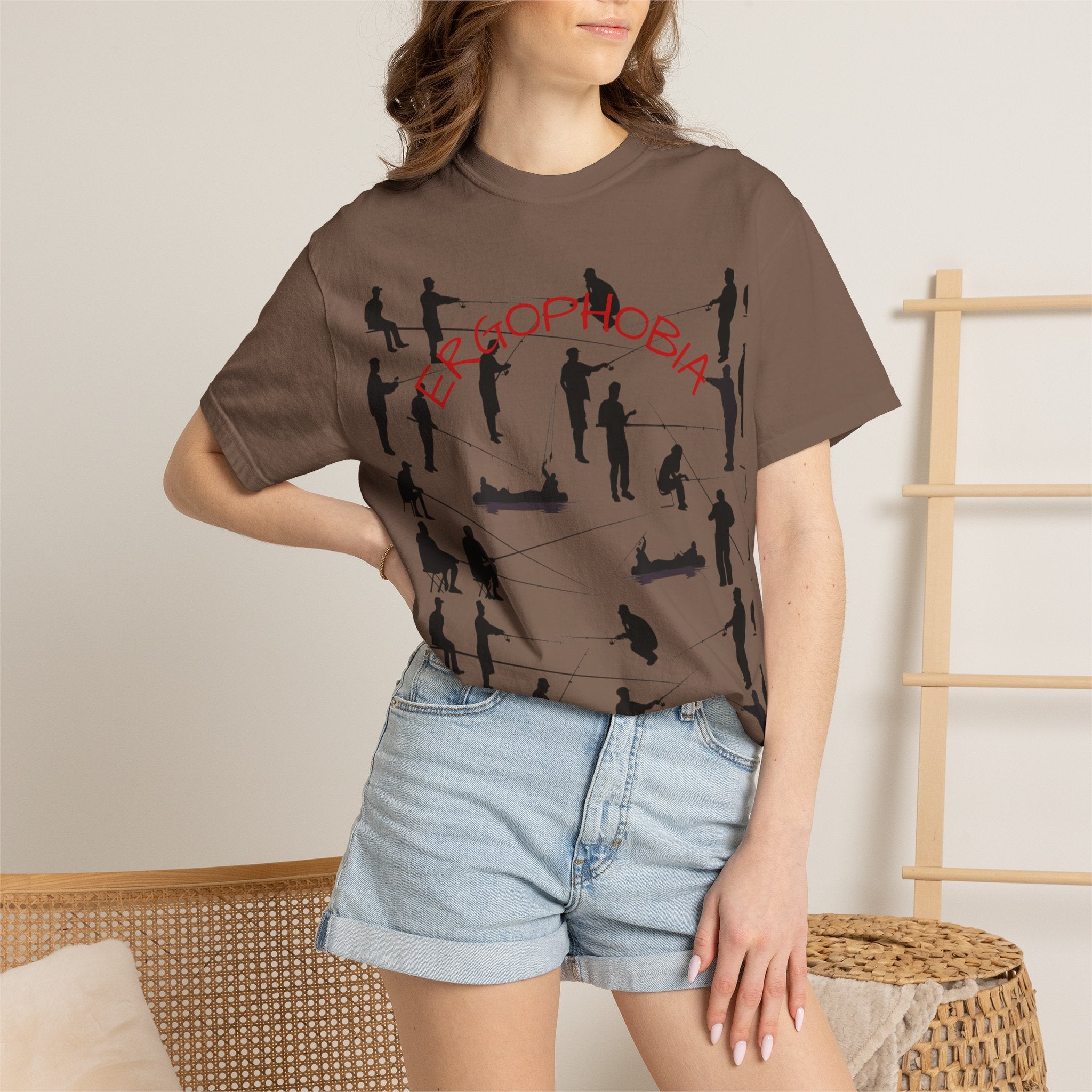 Different Styles of Fishing Garment-Dyed T-Shirt