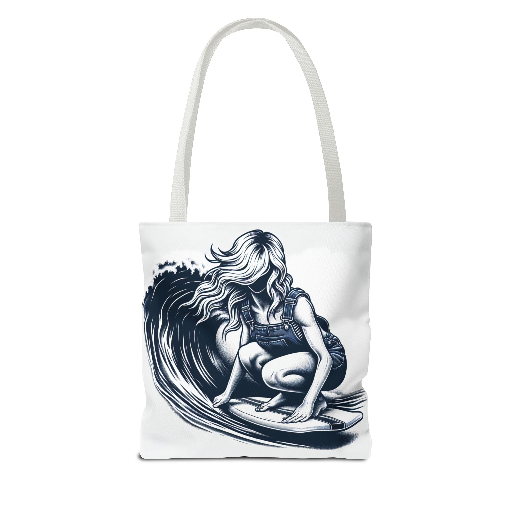 Female Surfer Tote Bag (AOP)