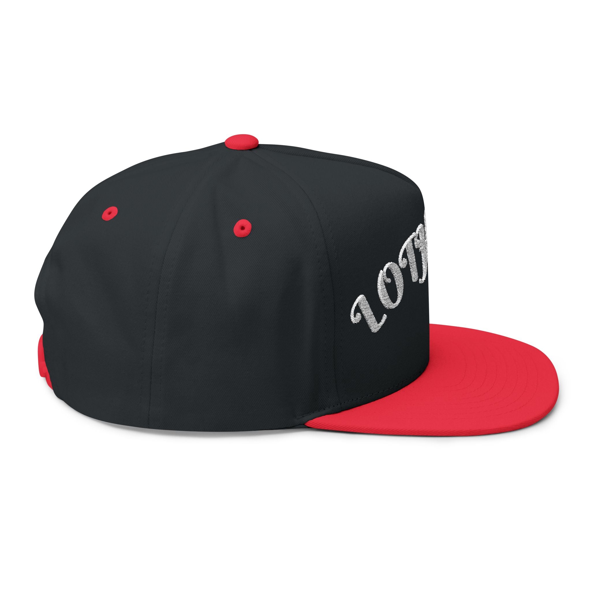 Flat Bill Cap (Embroidery)
