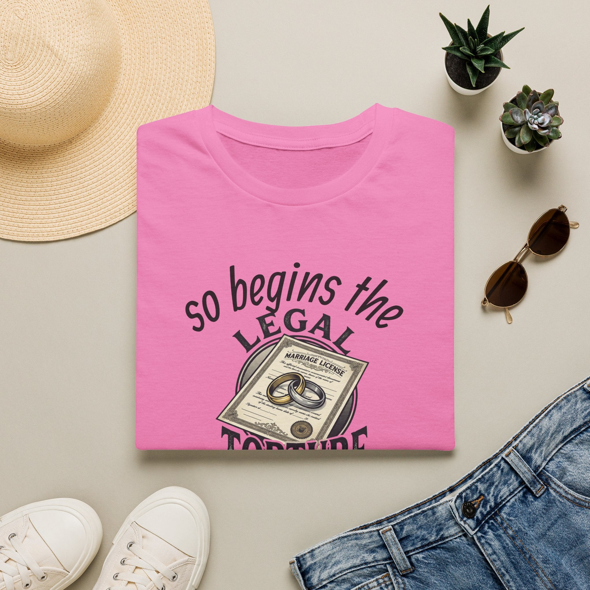 Funny Legal Torture T-Shirt — “And Never Enough Legal Torture Have Same Results” Novelty Tee