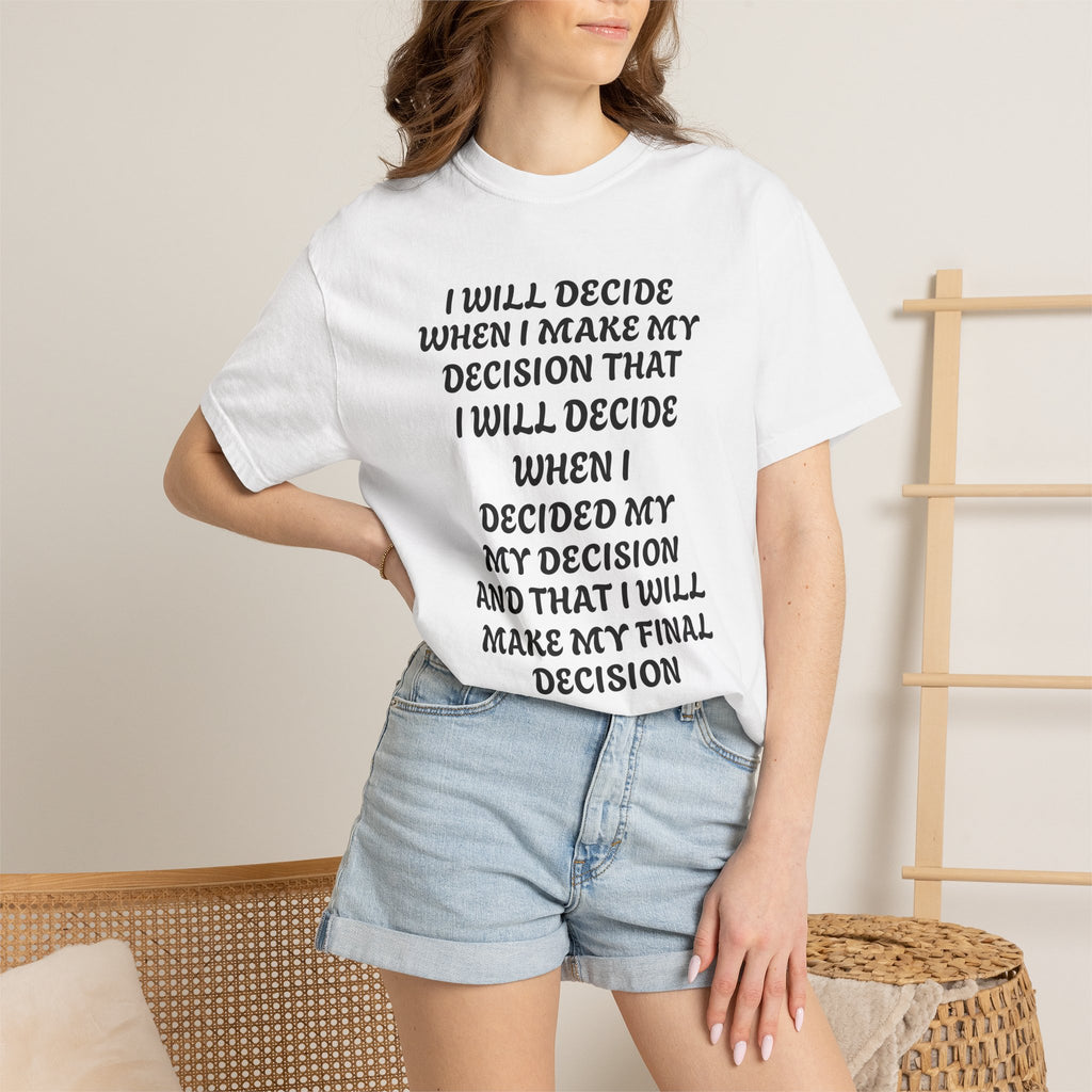 Unisex Garment-Dyed T-shirt