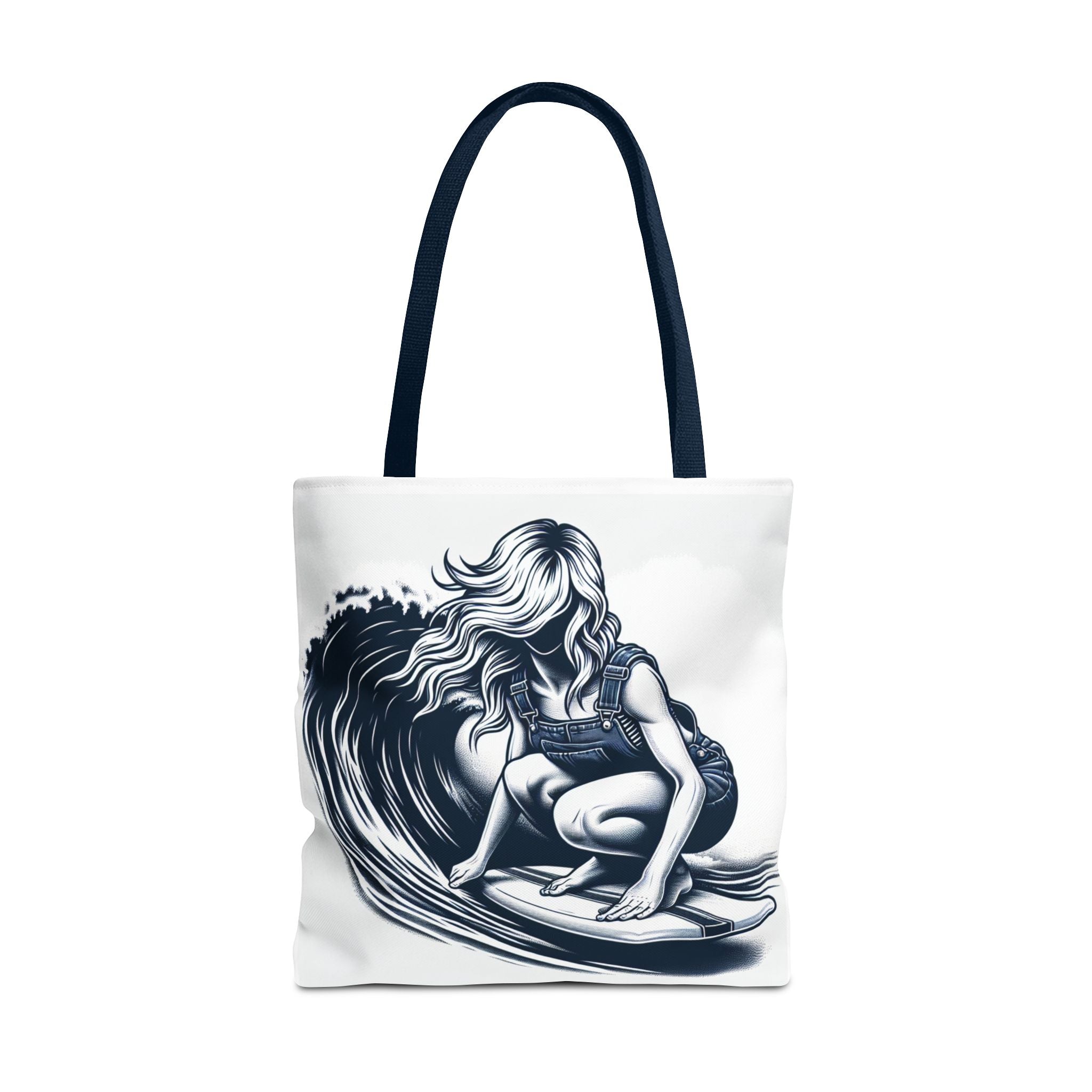 Female Surfer Tote Bag (AOP)