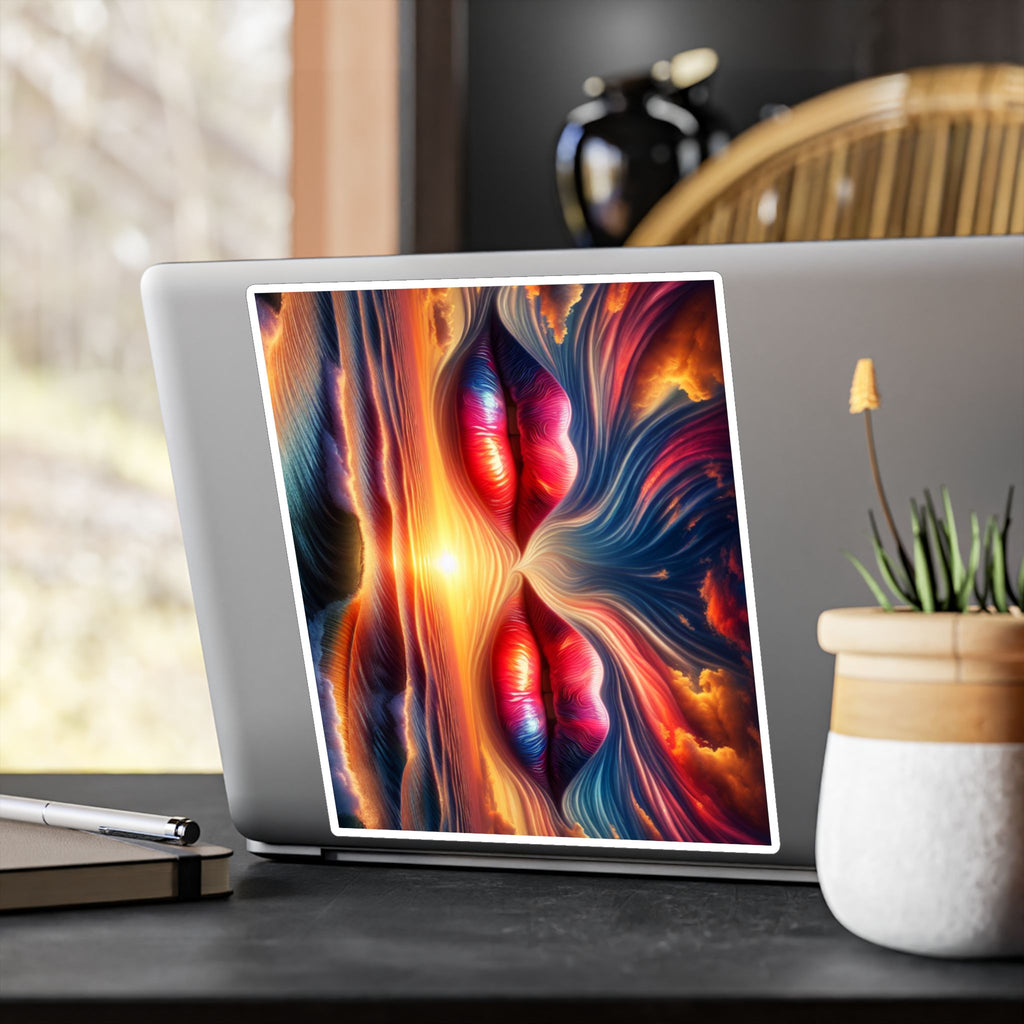 Surreal Sunset Eyes Kiss-Cut Vinyl Decal