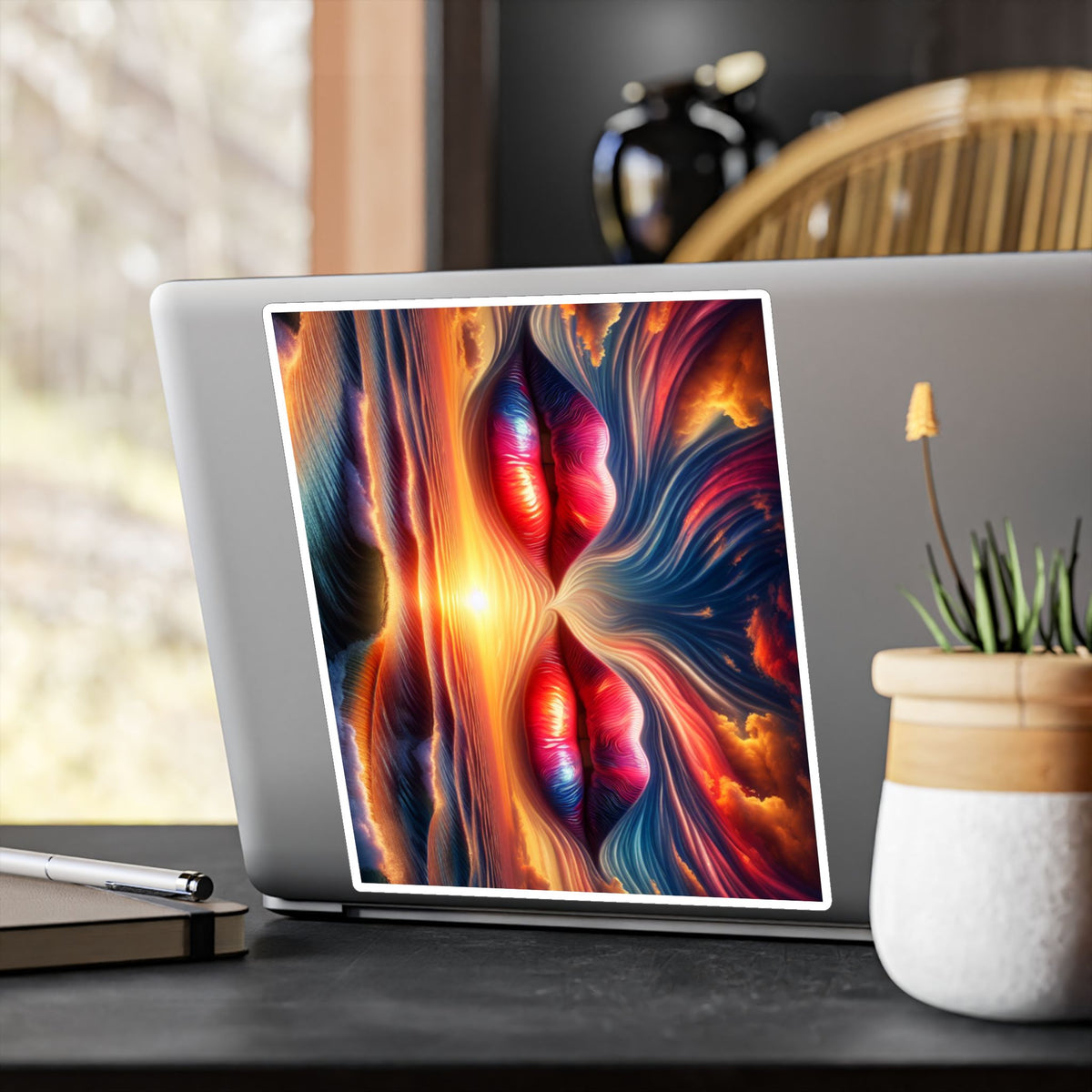 Surreal Sunset Eyes Kiss-Cut Vinyl Decal