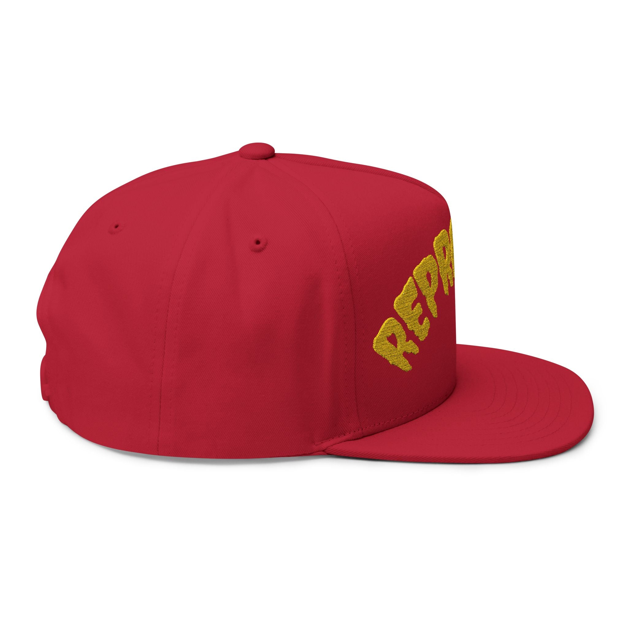 Flat Bill Cap (Embroidery)