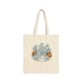 THREE LITTLE GHOST Cotton Canvas Tote Bag