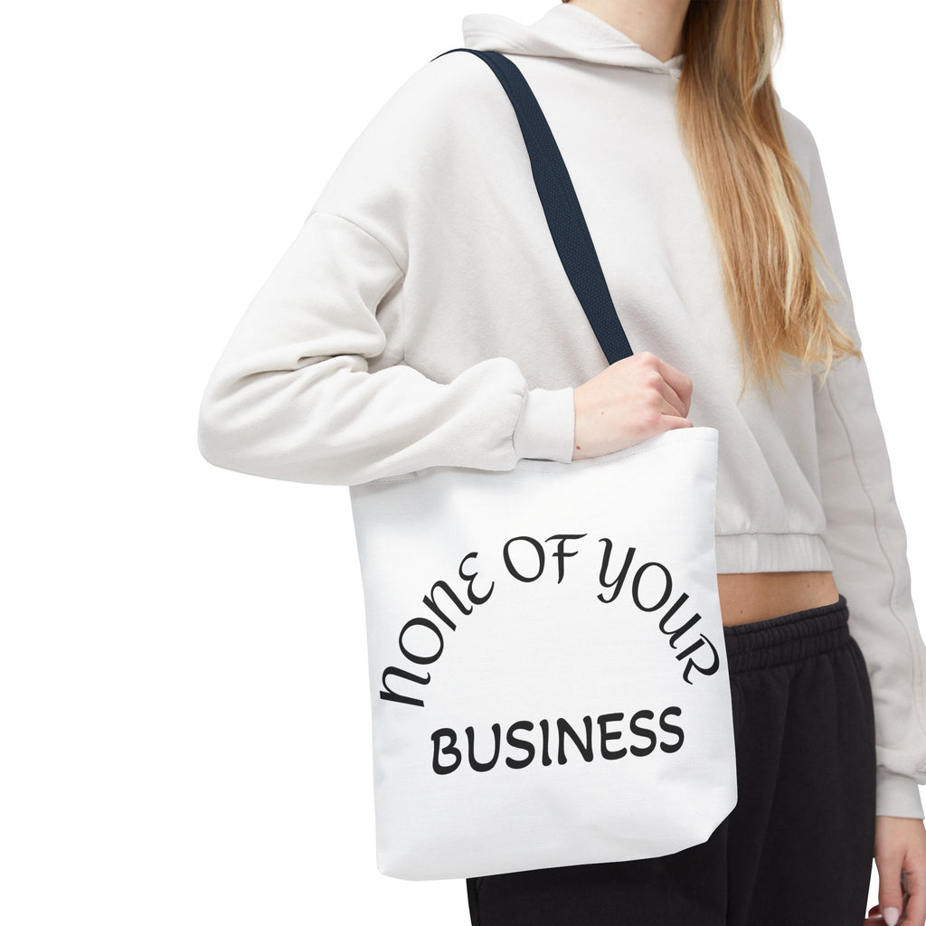 None of your Business (rat on the backside)Tote Bag (AOP)