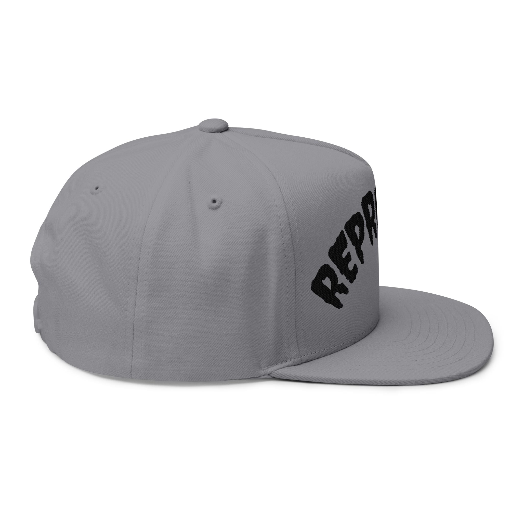 Flat Bill Cap (Embroidery)