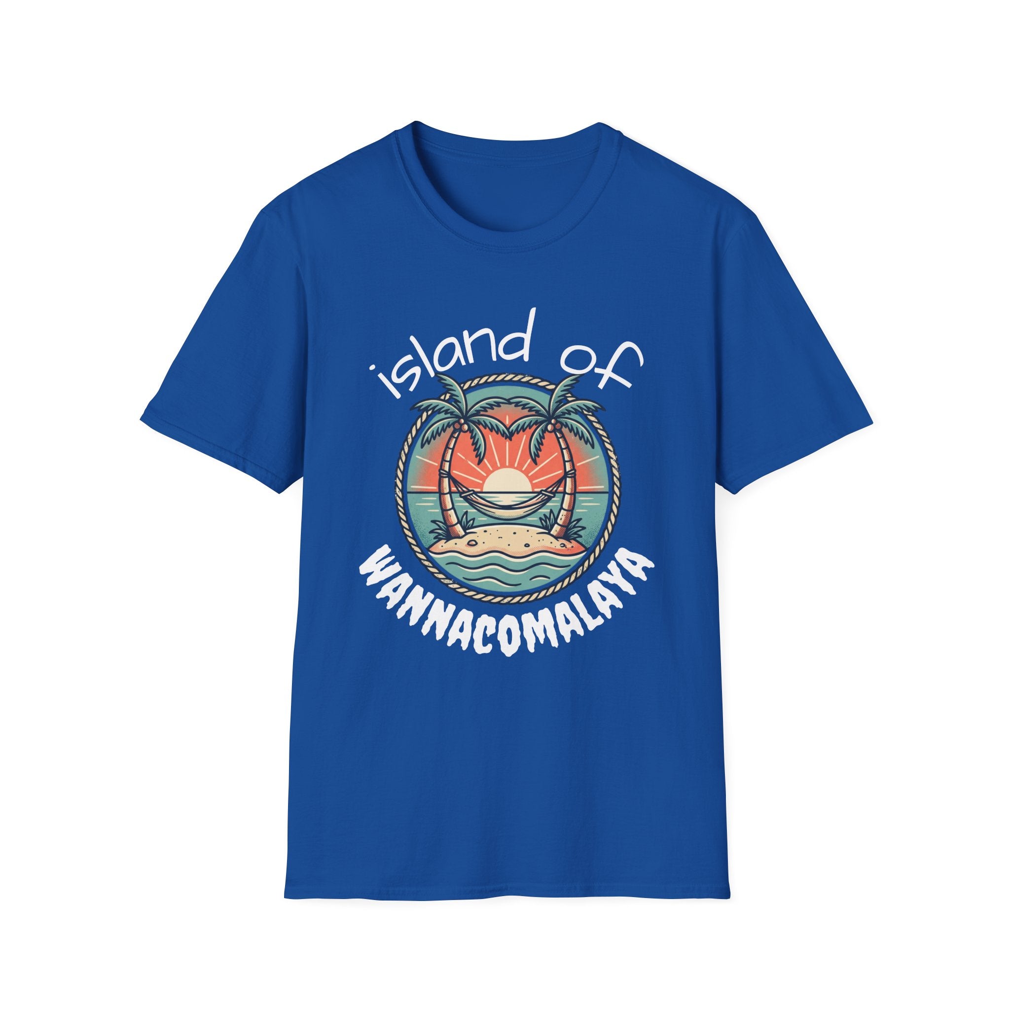 Island of Wannacomalaya Unisex Softstyle T-Shirt