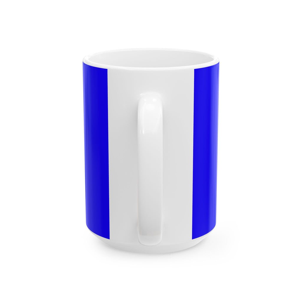 Political Satire Ceramic Mug — "Freeloader" Protest Poster Design (11oz, 15oz)