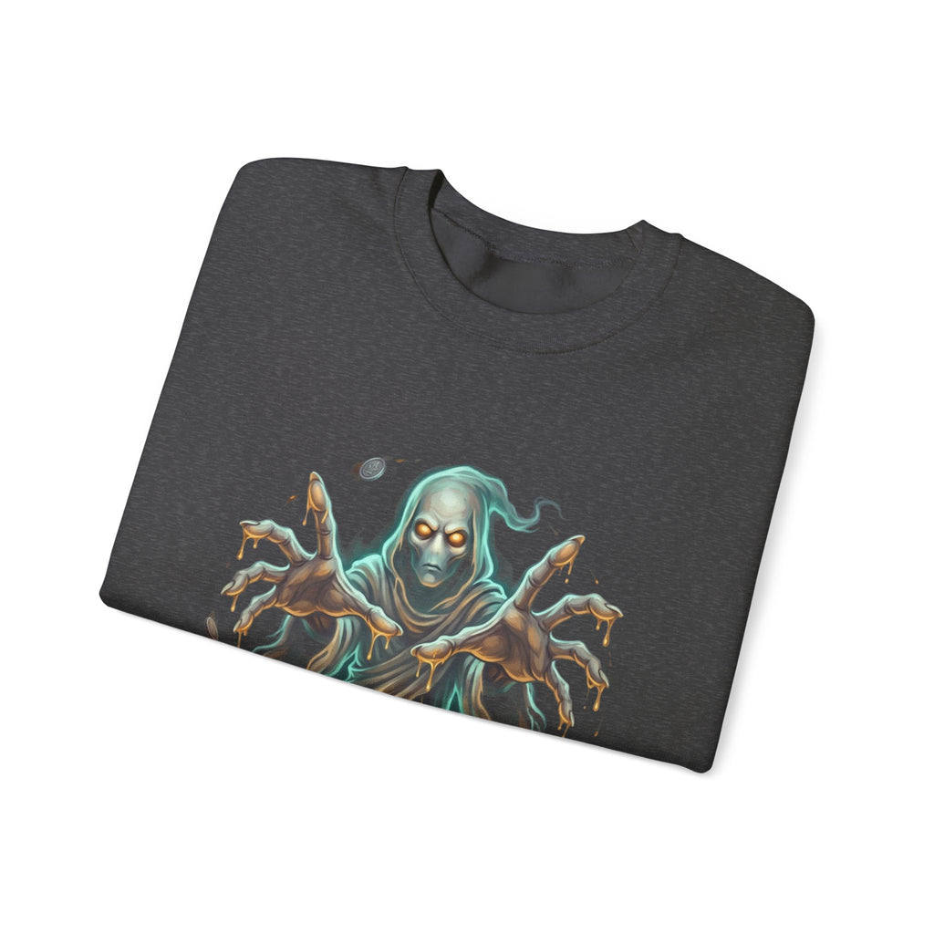 Hooded Wraith Halloween Crewneck Sweatshirt