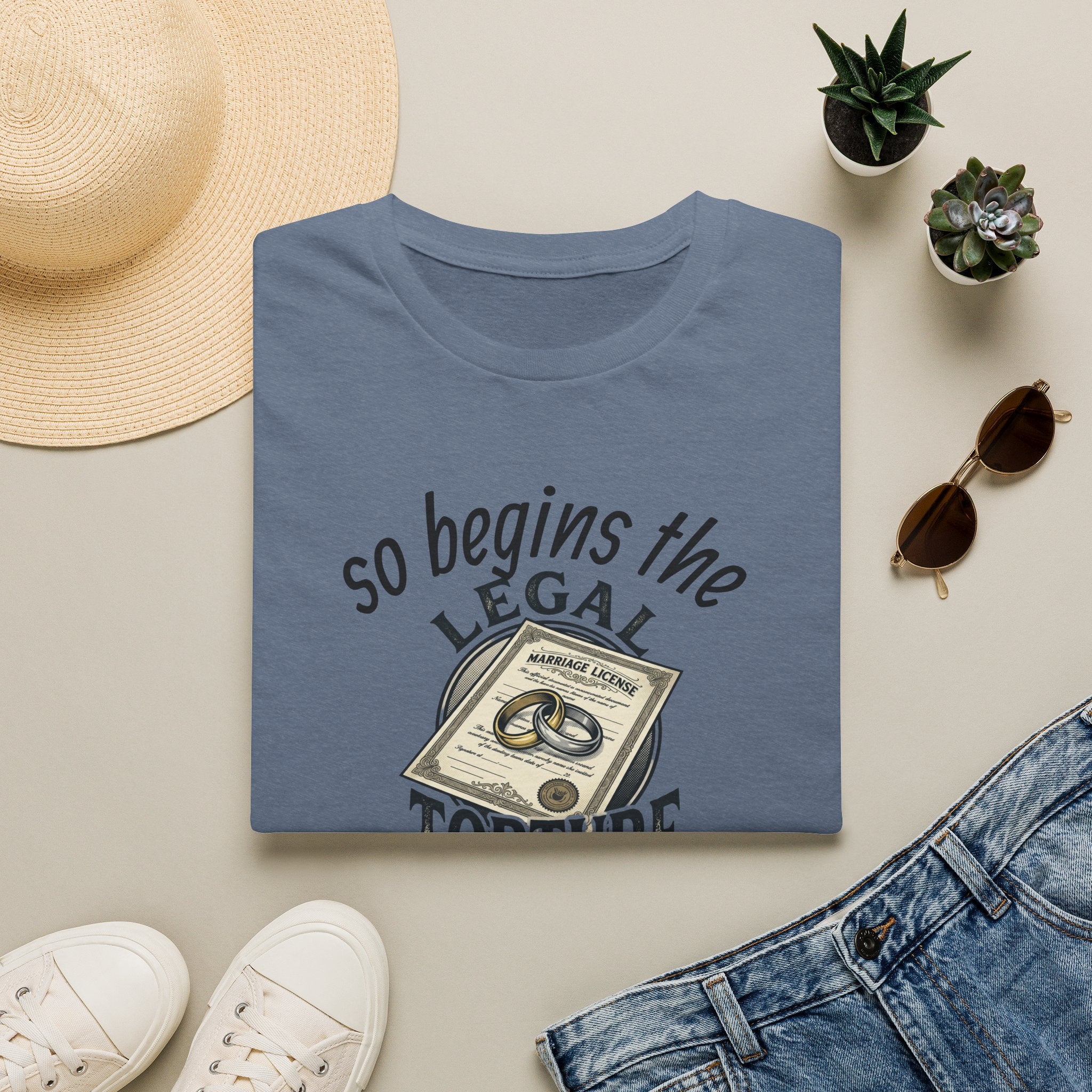 Funny Legal Torture T-Shirt — “And Never Enough Legal Torture Have Same Results” Novelty Tee