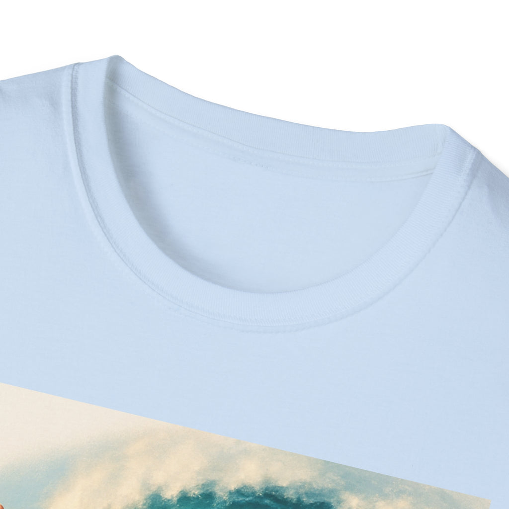 Santa Surfing T-Shirt — Retro Christmas Surfing Santa Tee