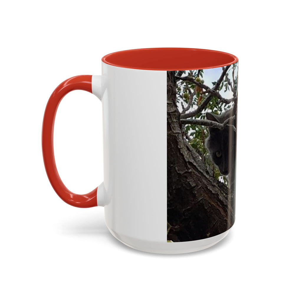 Cat in a Tree Accent Coffee Mug (11oz, 15oz)
