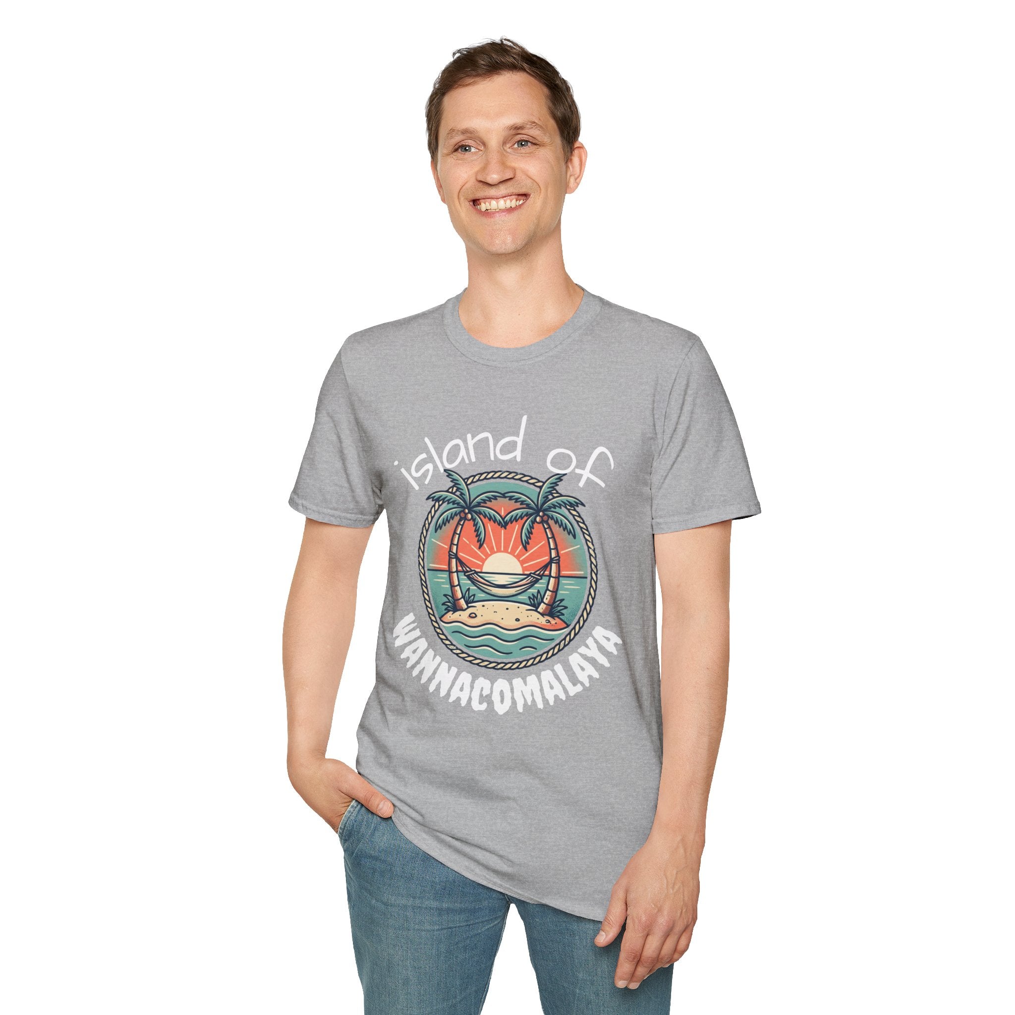 Island of Wannacomalaya Unisex Softstyle T-Shirt