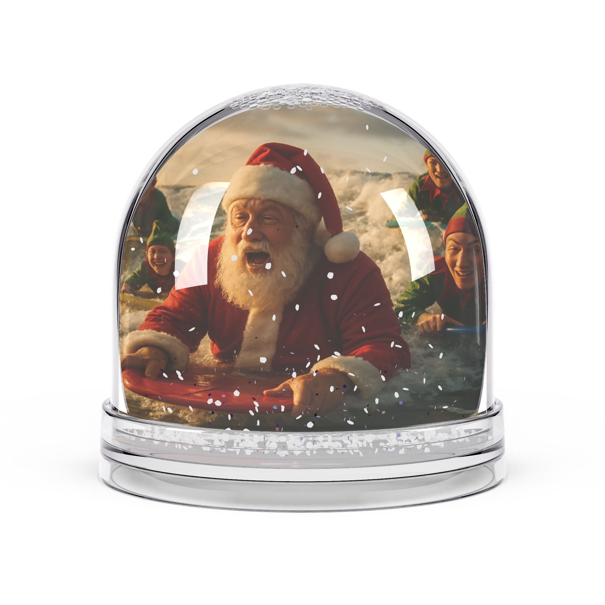 Santa Claus Snow Globe – Festive Holiday Decoration