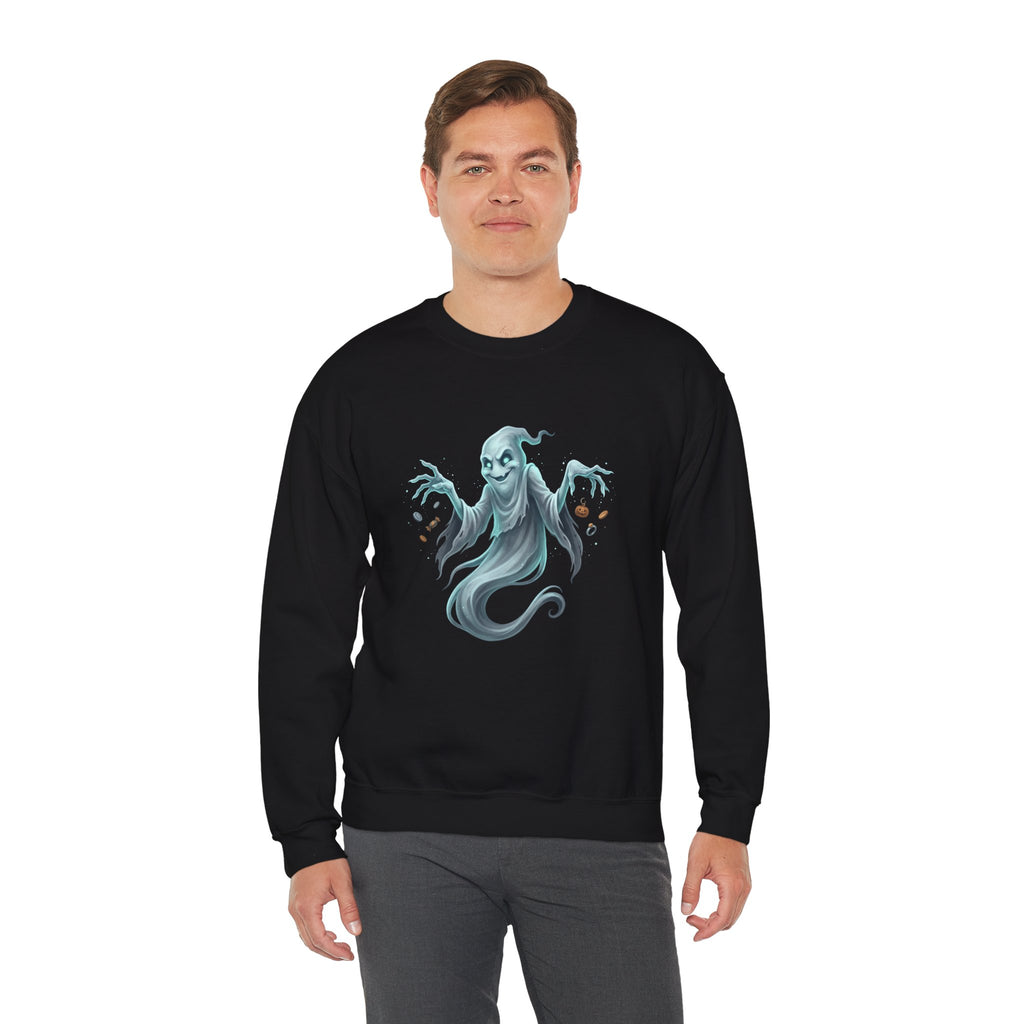Mischief Ghost Halloween Crewneck Sweatshirt