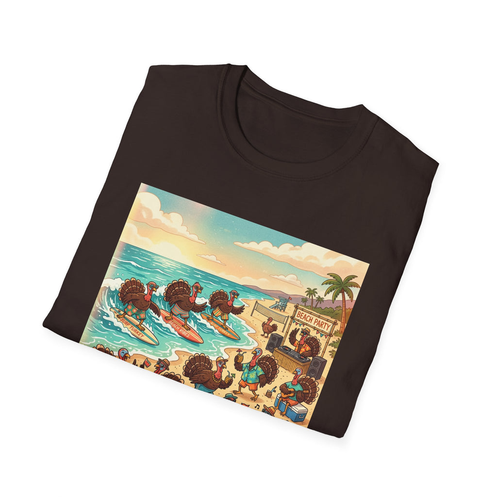 Tropical Beach Party T-Shirt – Colorful Summer Vacation Design