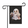 Trick or Treating Ghost Halloween Garden & House Banner