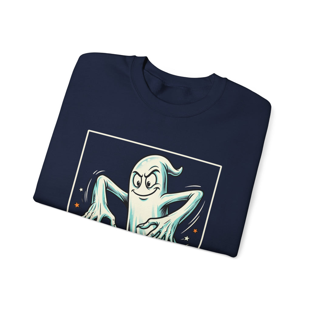 Candy Swipe Ghost Halloween Crewneck Sweatshirt
