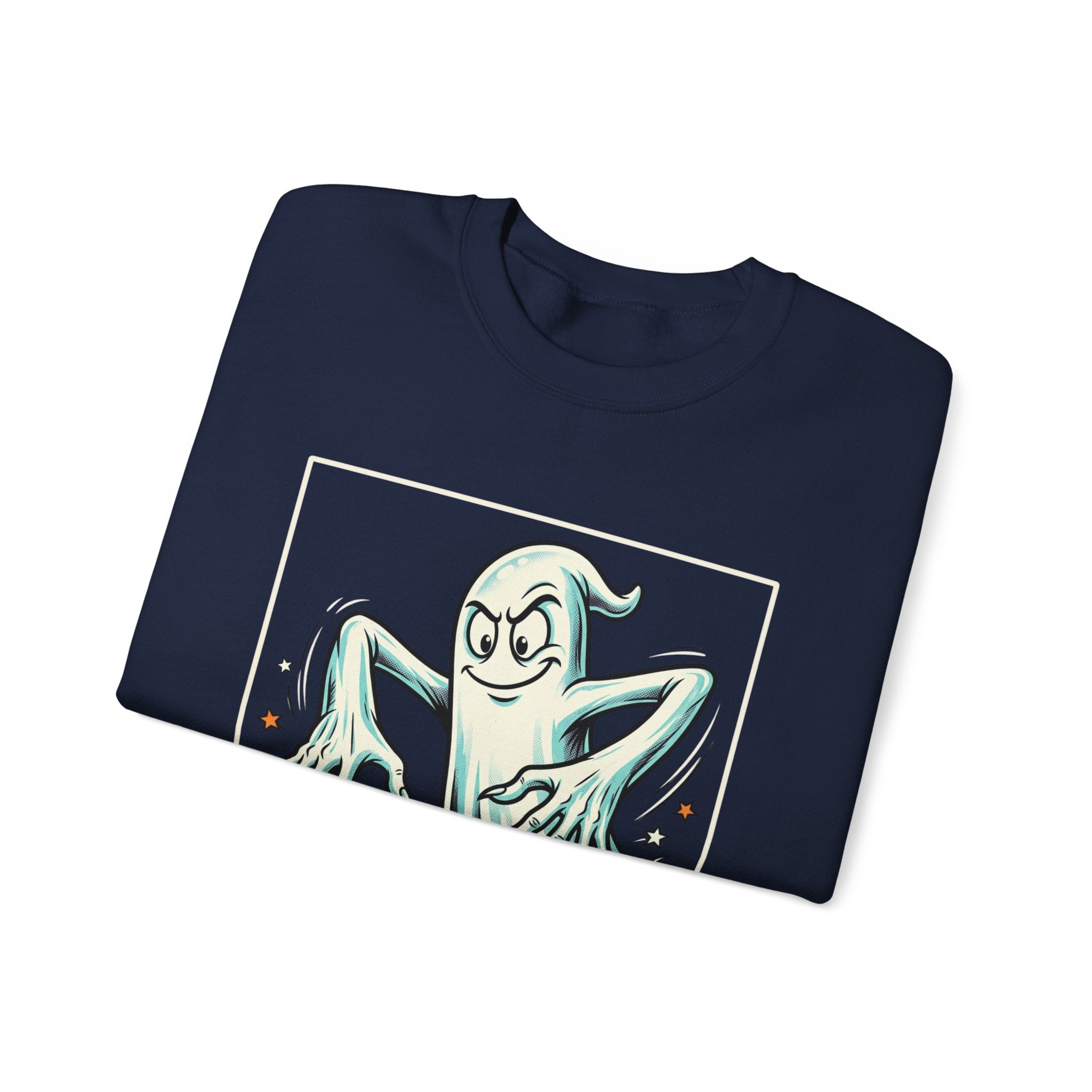 Candy Swipe Ghost Halloween Crewneck Sweatshirt